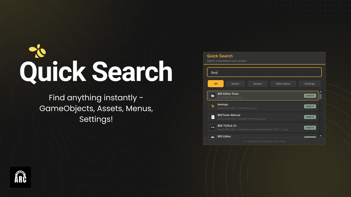 BEE Tools - Hierarchy & Editor Enhancer