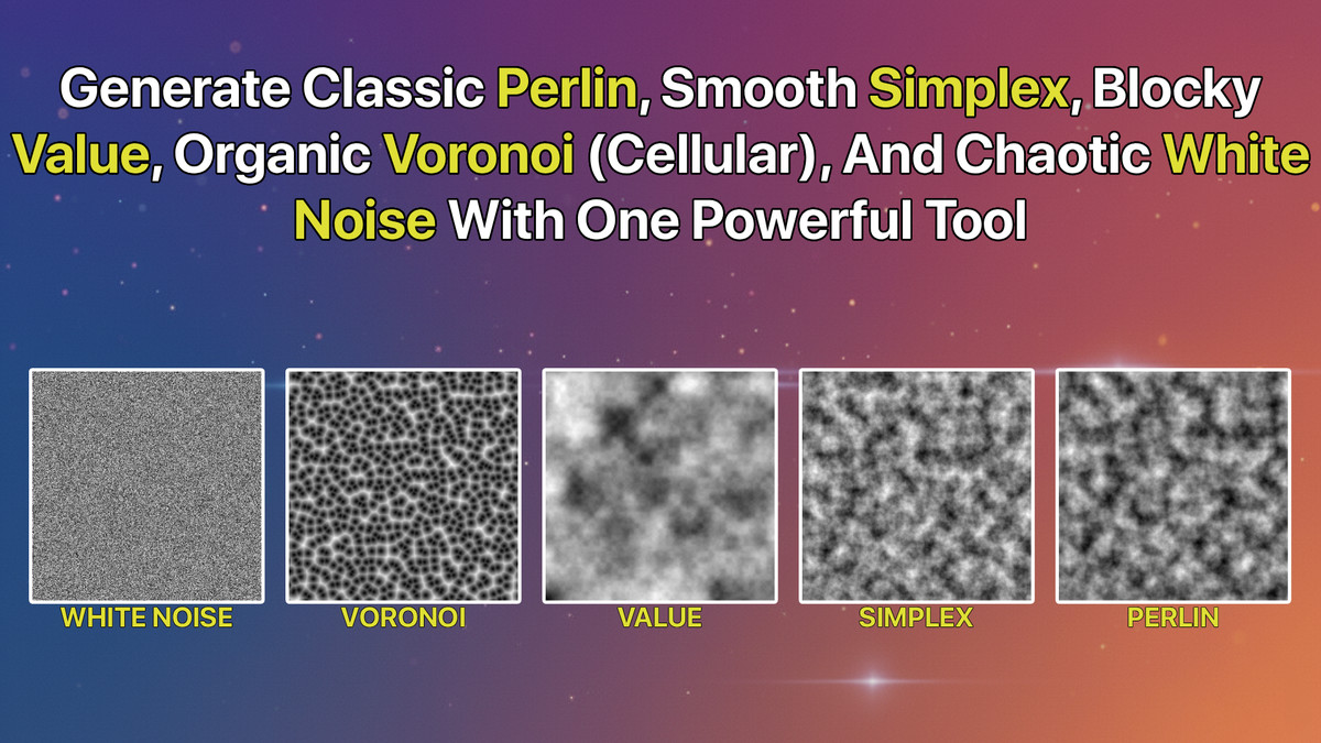 NoiseForge - Procedural Noise Map Generator