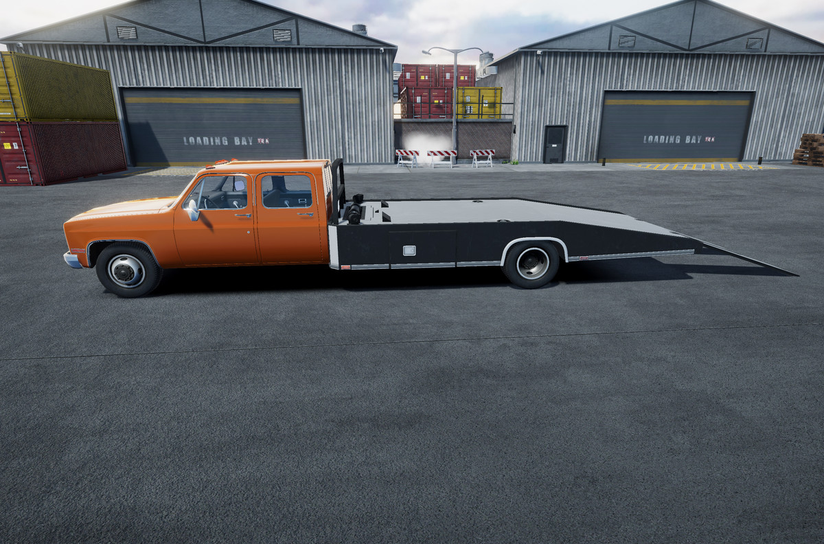 Crewcab ramp truck