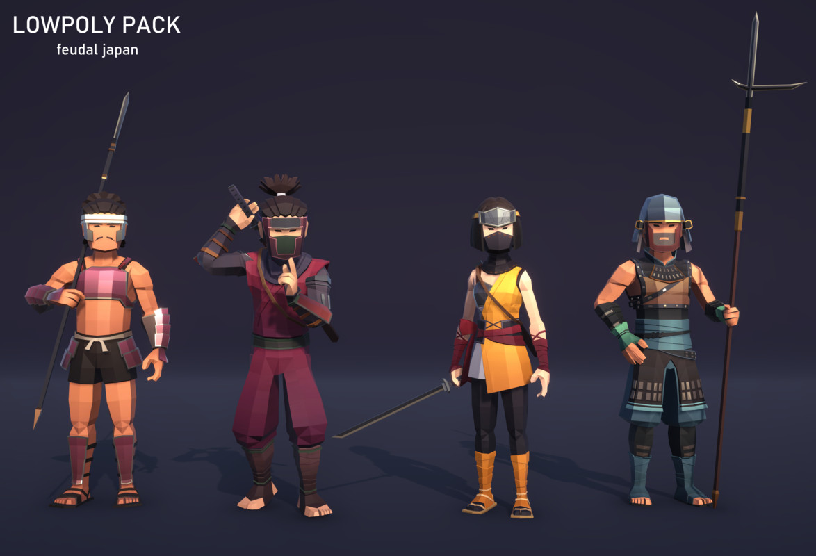 LowpolyPack_Feudal Japan