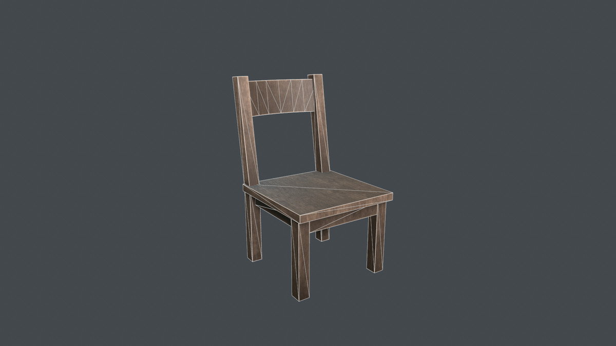 Wooden furniture pack. Realistic. PBR. 4K