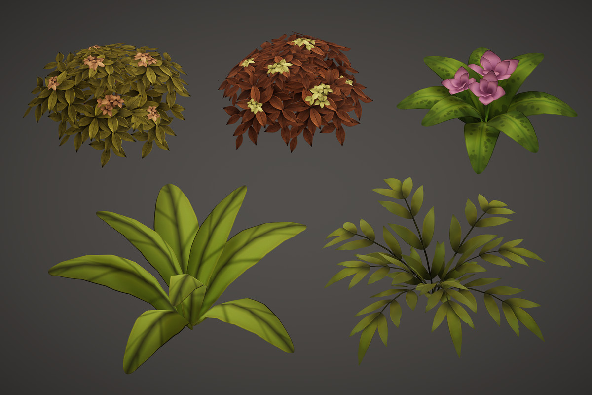 Stylized Fantasy Vegetation 9