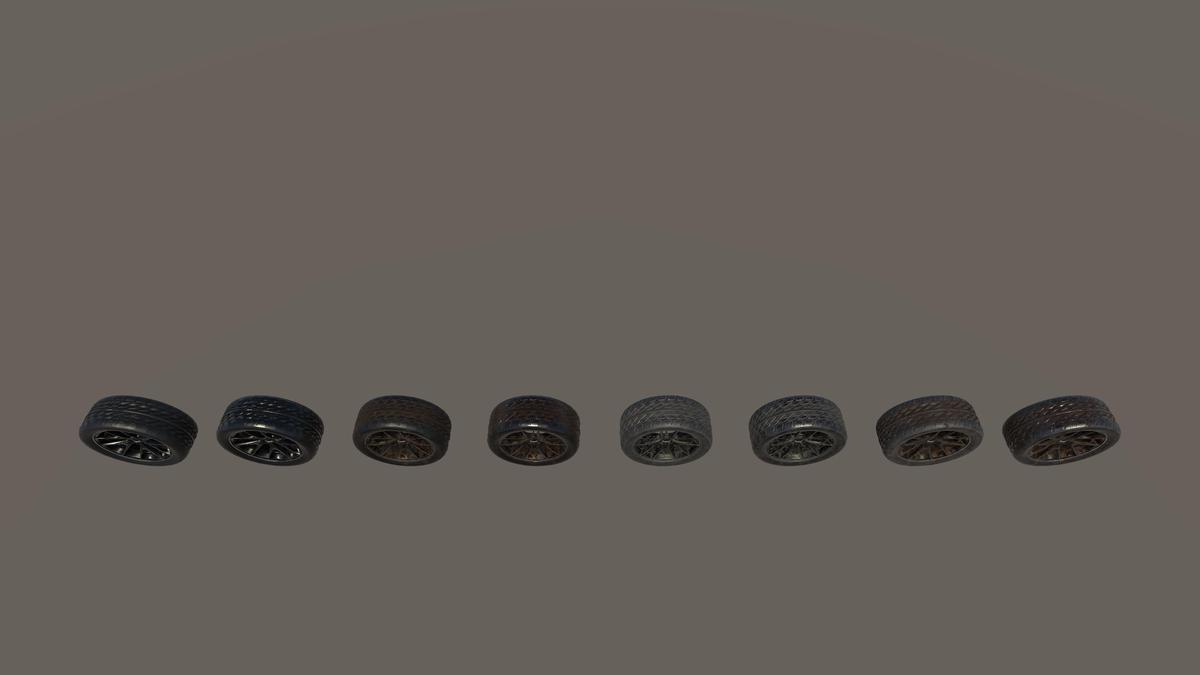 Kryxen Wheel V1 - Gunmetal - Game Ready