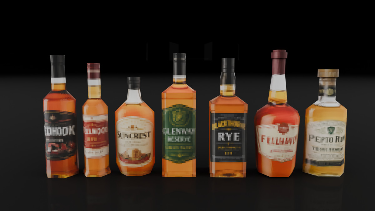 PSX Bar Drinks & Cocktails Pack – 64 Props
