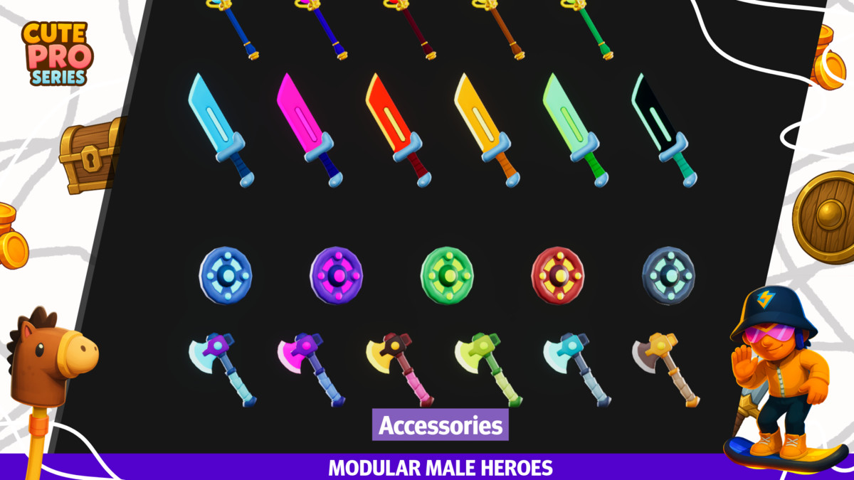 Modular Male Heroes Pack