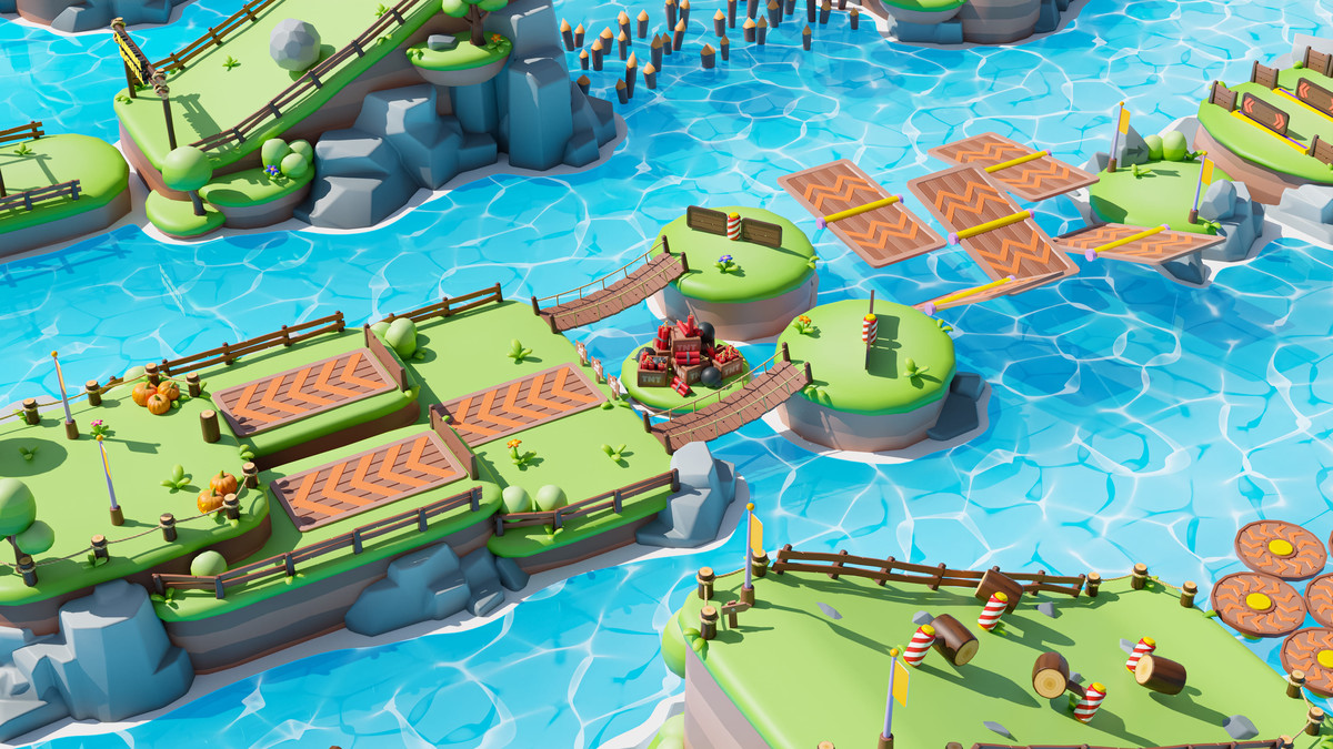 Platformer Deathrun - Low Poly 3D Models Pack
