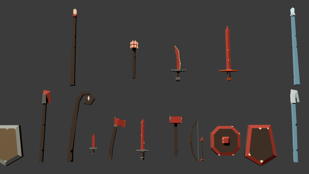EmbersStorm- Magic Weapons & Shields Pack
