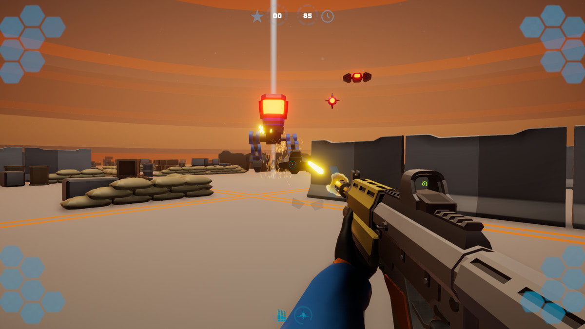 Sci-fi FPS Randomly Generated Full Game Example Template