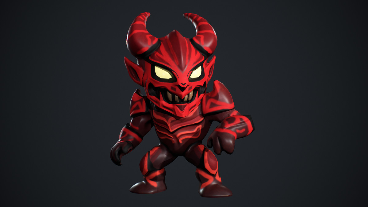 Demon Low Poly