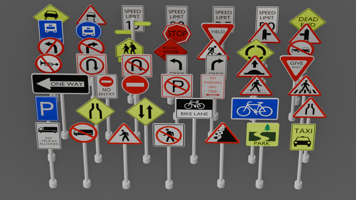 Low Poly Urban Street Props Mega Pack
