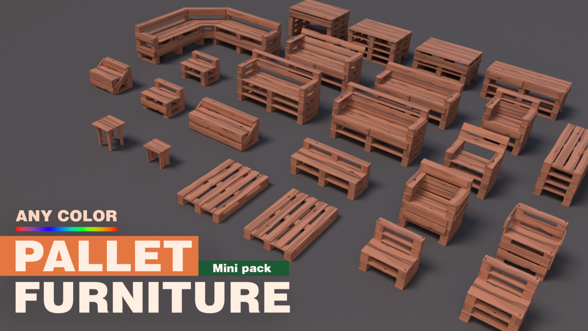 Pallets Furniture (mini pack) – BoznaWhat
