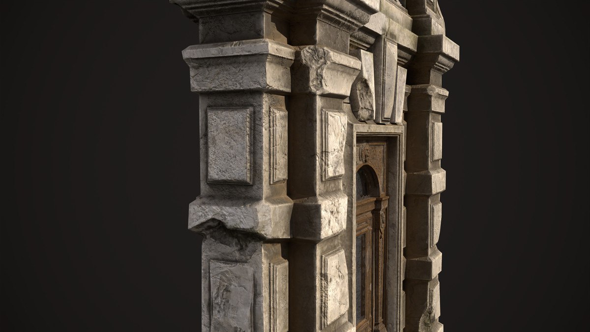 Old Portal Abandoned Door