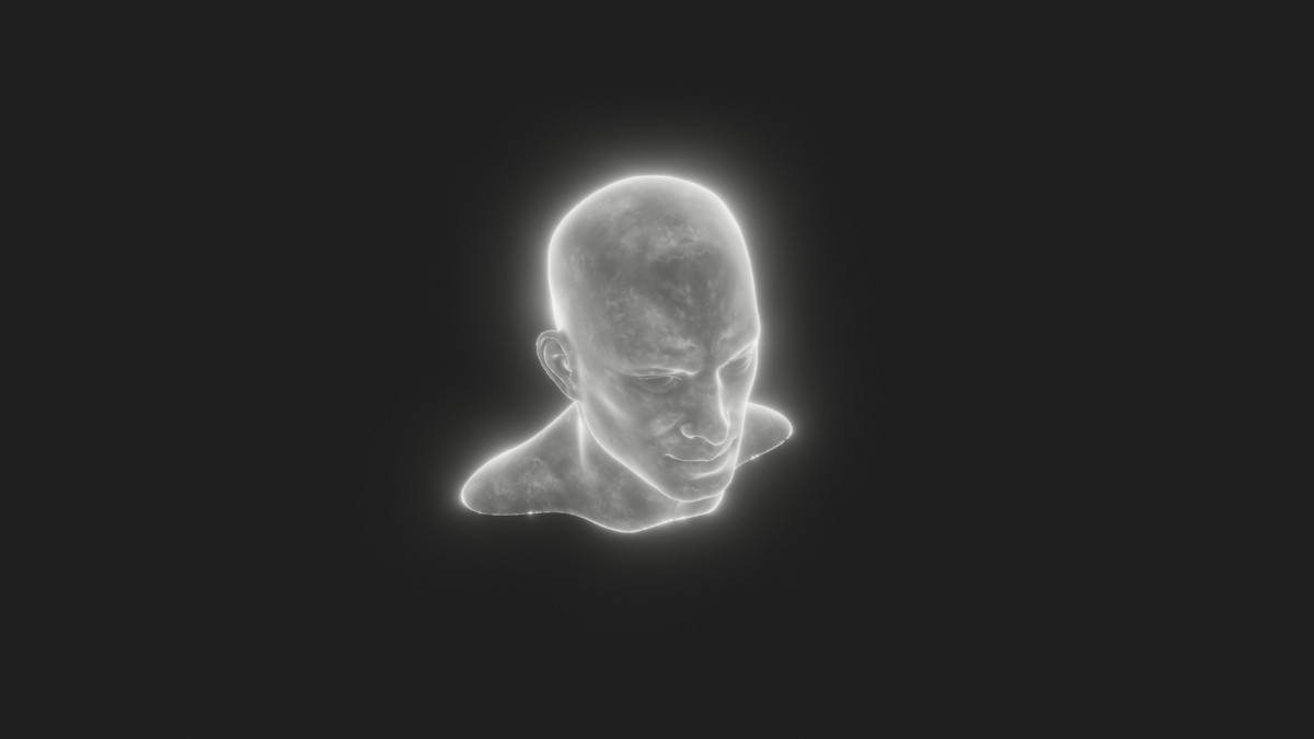 Ghostly Male Female Heads 3D Model Pack - Animated, Blend Shapes