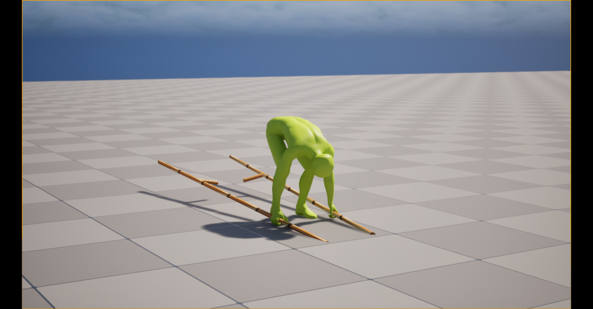 Bamboo Stick Locomotion Pack