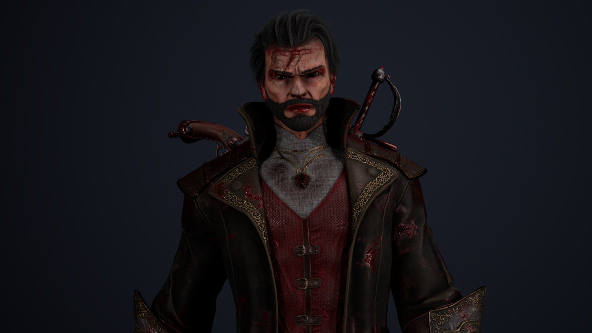 Vampire Monster Character – Dark Fantasy Hunter | Horror Enemy