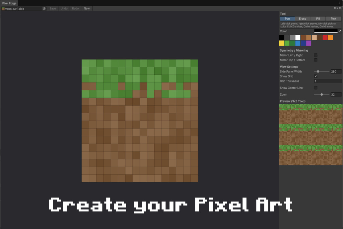 Pixel Forge - Pixel Painter & Sprite Editor