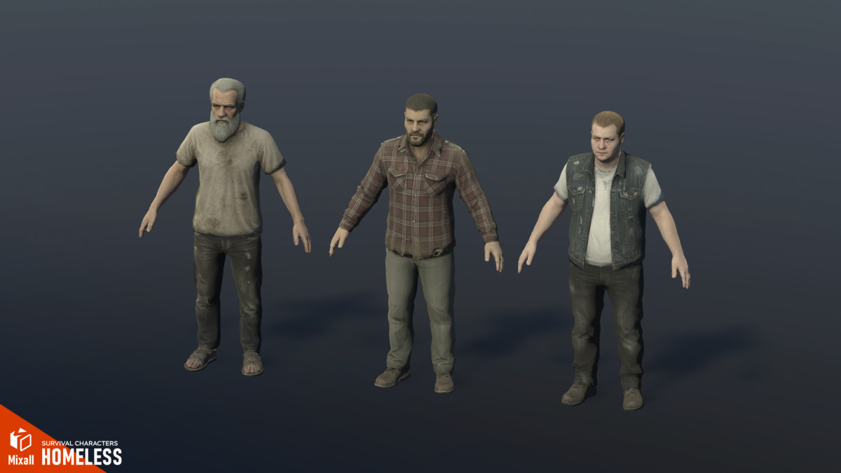 Homeless - survival characters
