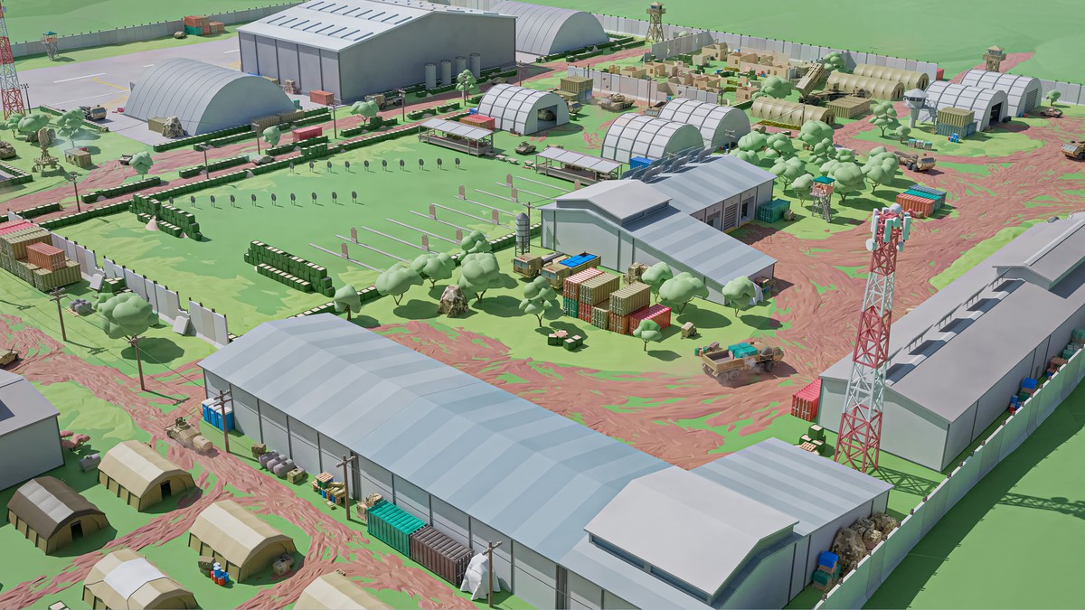 Military 2 - Low Poly 3D Models Pack