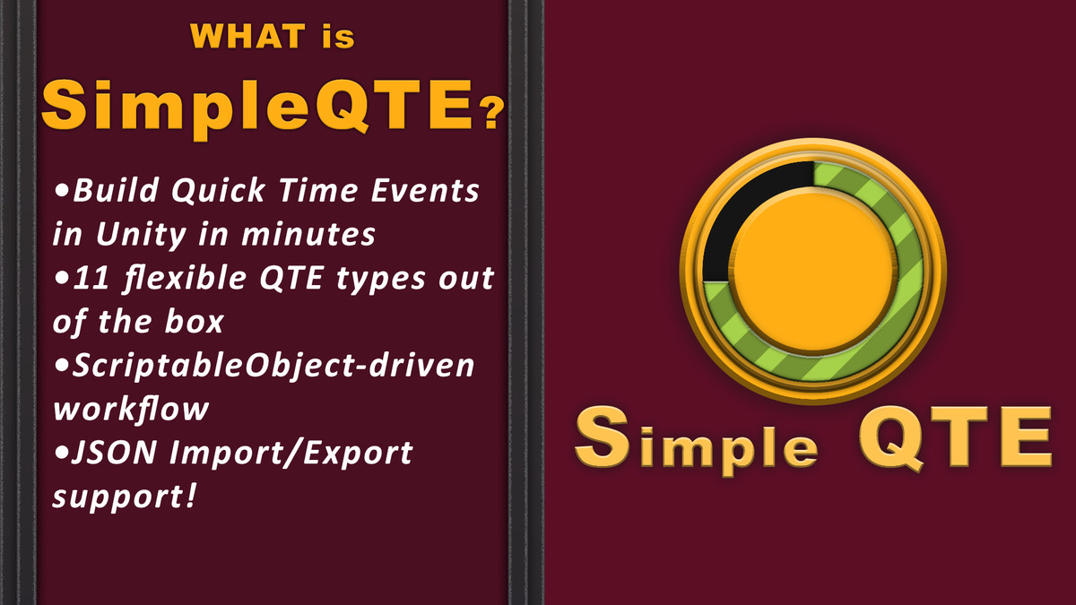 Simple QTE: Quick Time Events made easy w/ JSON support & 11 QTE types
