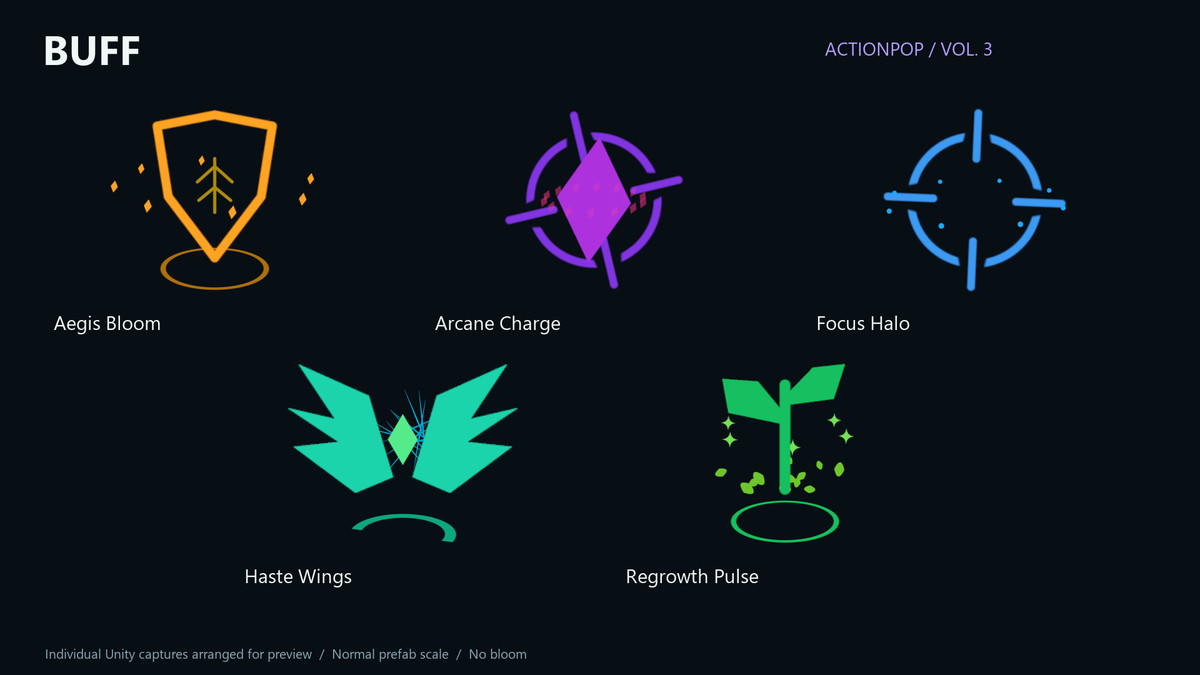 ActionPop – Stylized Gameplay VFX Pack Vol. 3