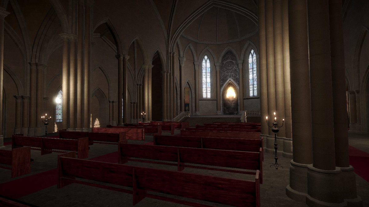 Church modular with interiors