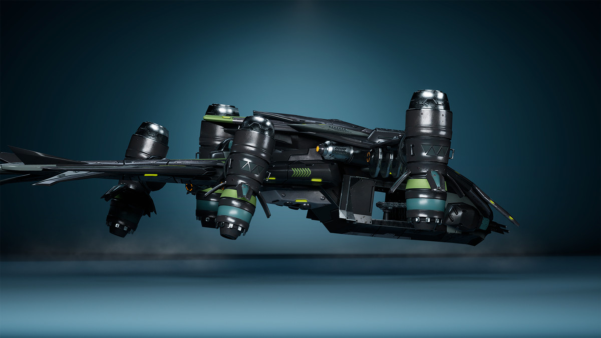 Sci-Fi Transport - Military Airplane