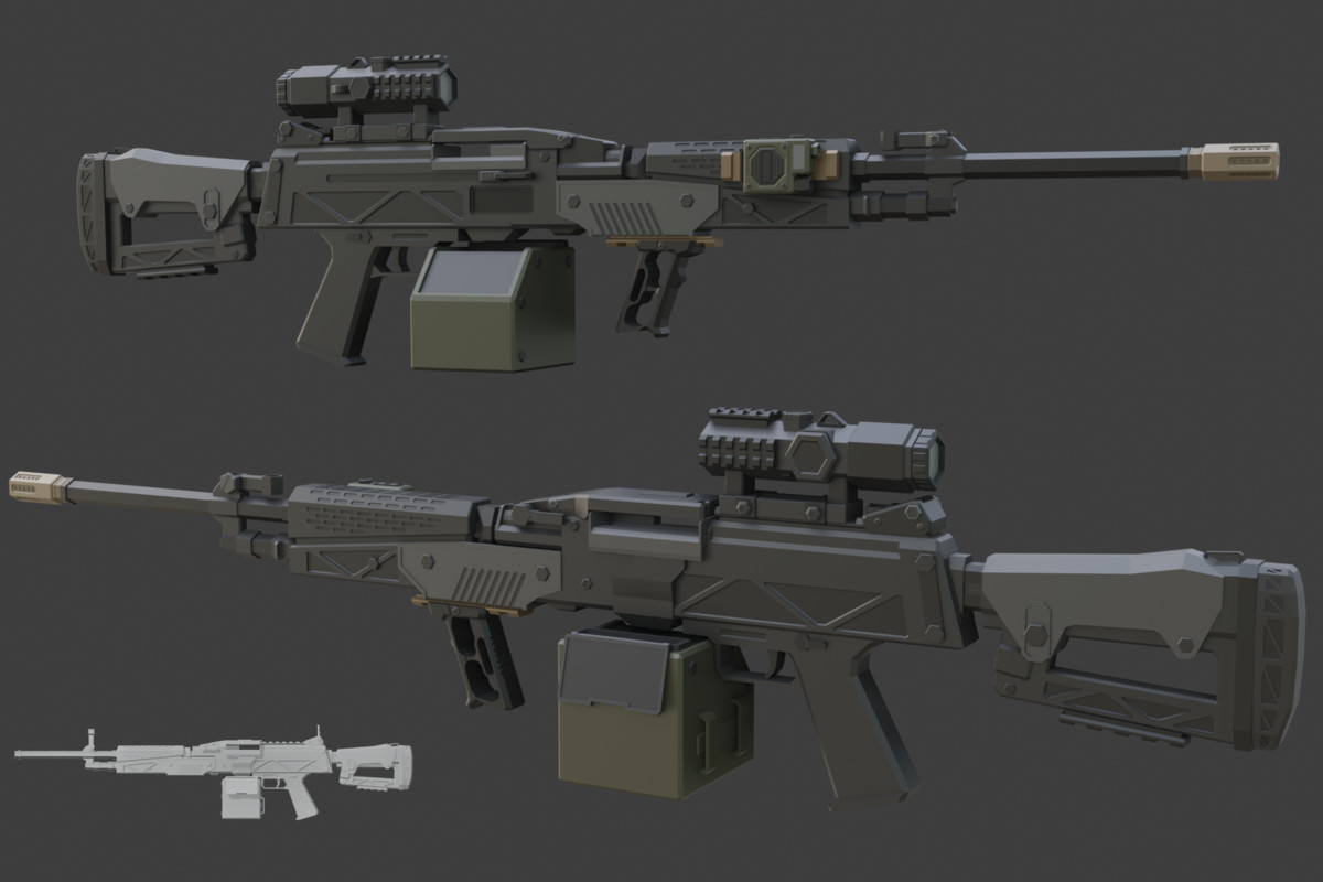 Low Poly Weapon Bundle Pack 3