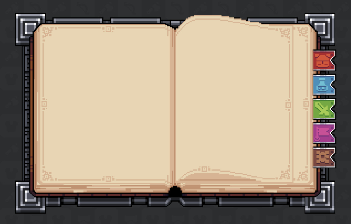 Pixel Vault UI Series | Fantasy Book UI V2