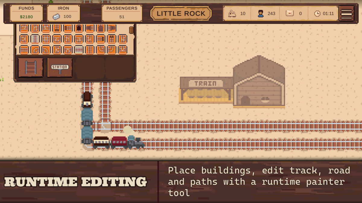 Tilemap Transport - Rail, Road and Passengers