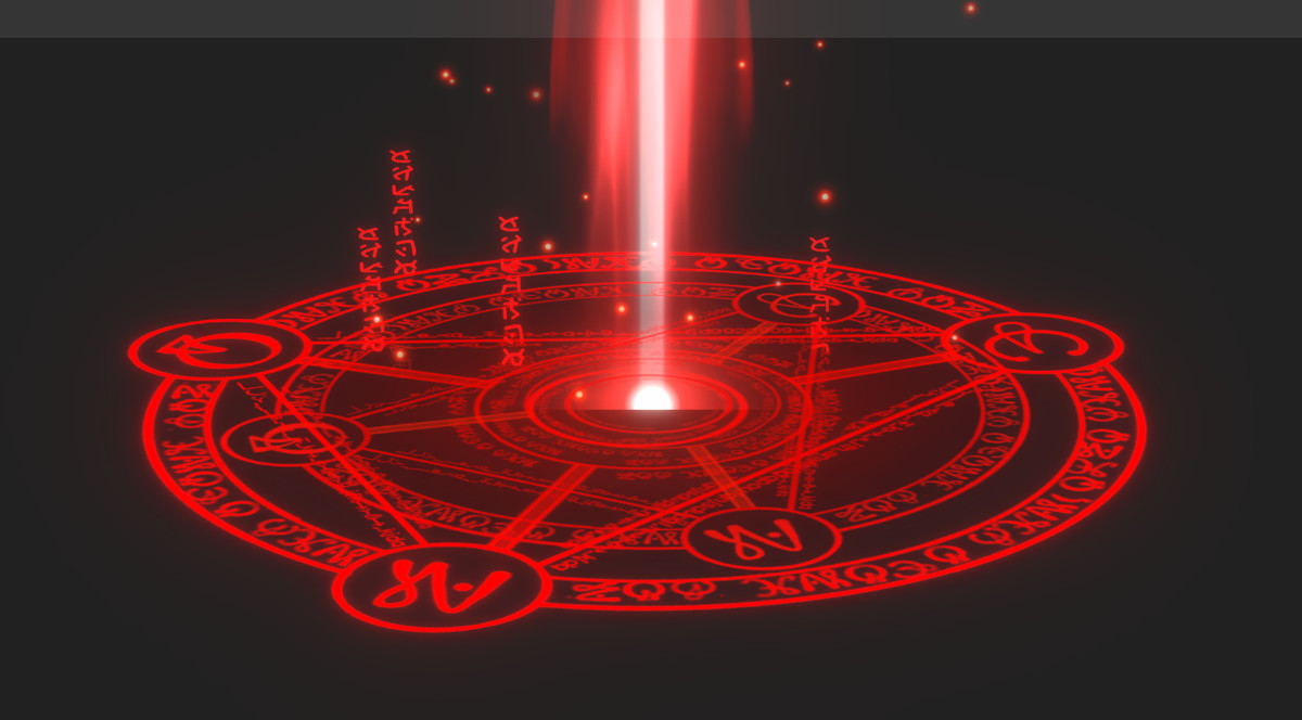 Game VFX - Magic Circle Dissolves