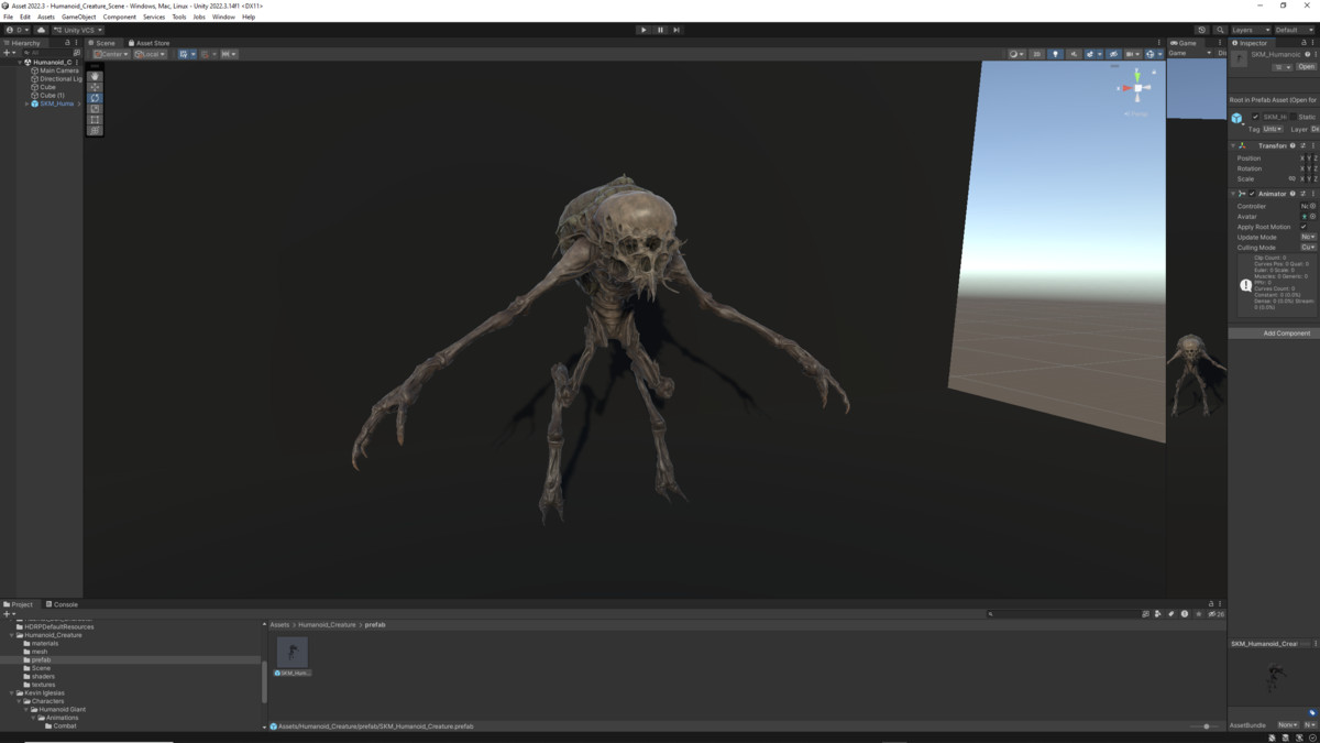Humanoid Creature - Customizable Horror Enemy