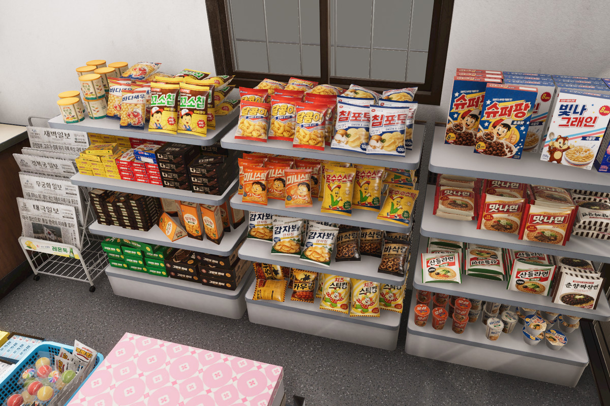 Retro Korean Supermarket