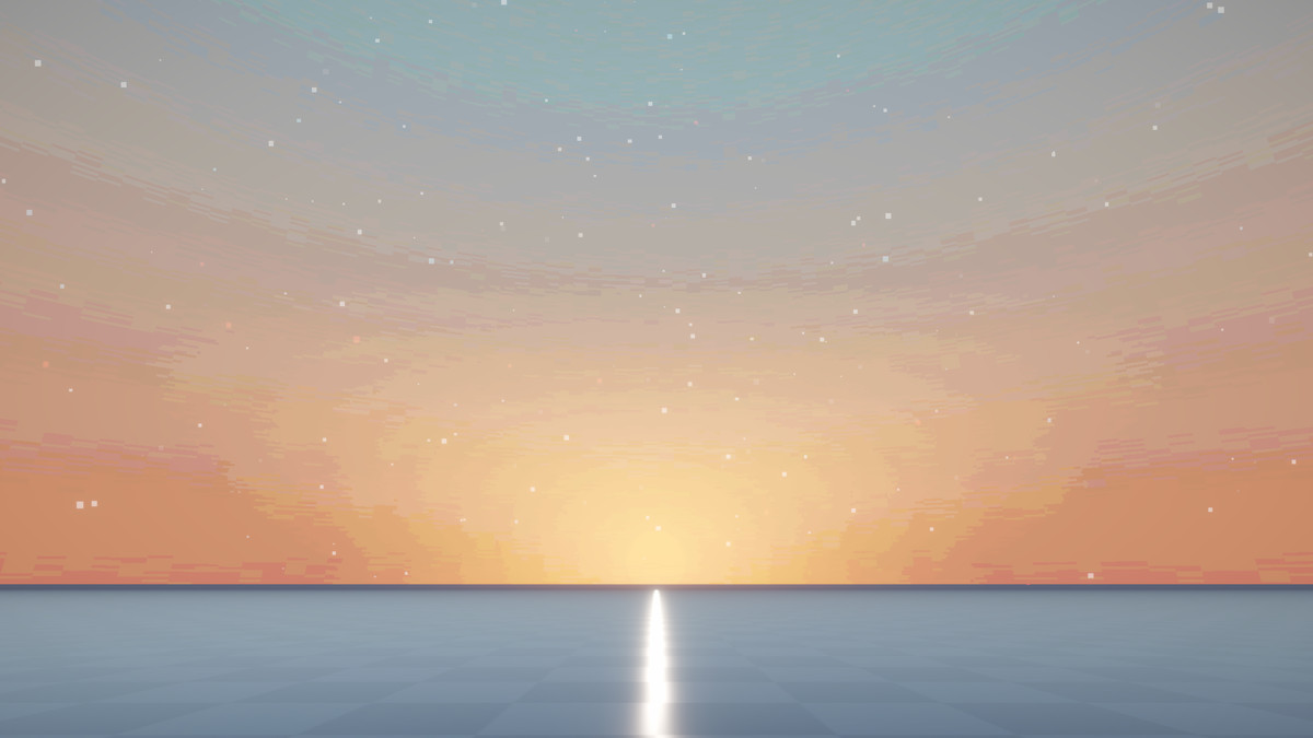 Procedural Pixel Skybox