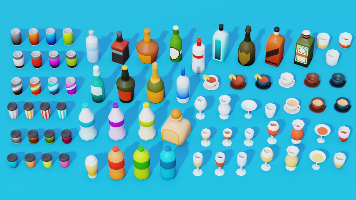 Low Poly Food Pack by IGS
