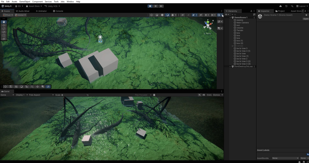 Swamp / Water shader (URP)
