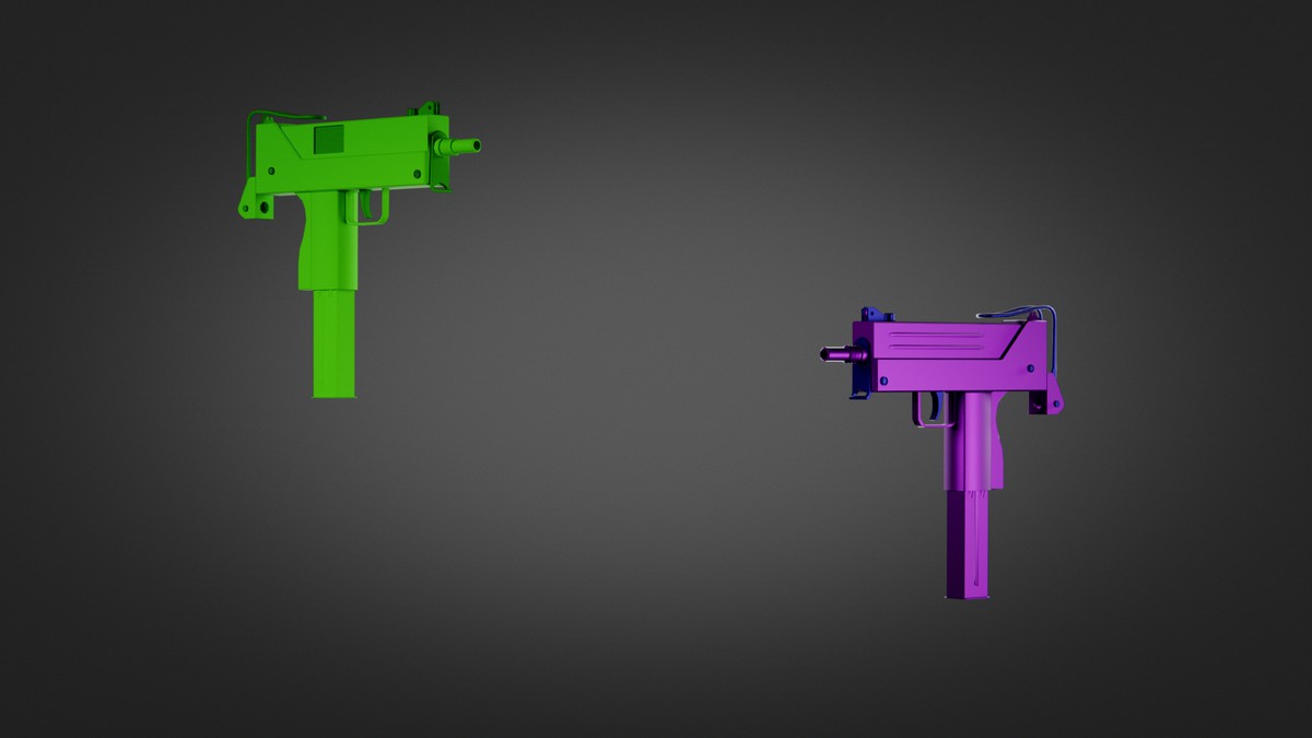 Weapon Color Skins Pack — 230 Variations