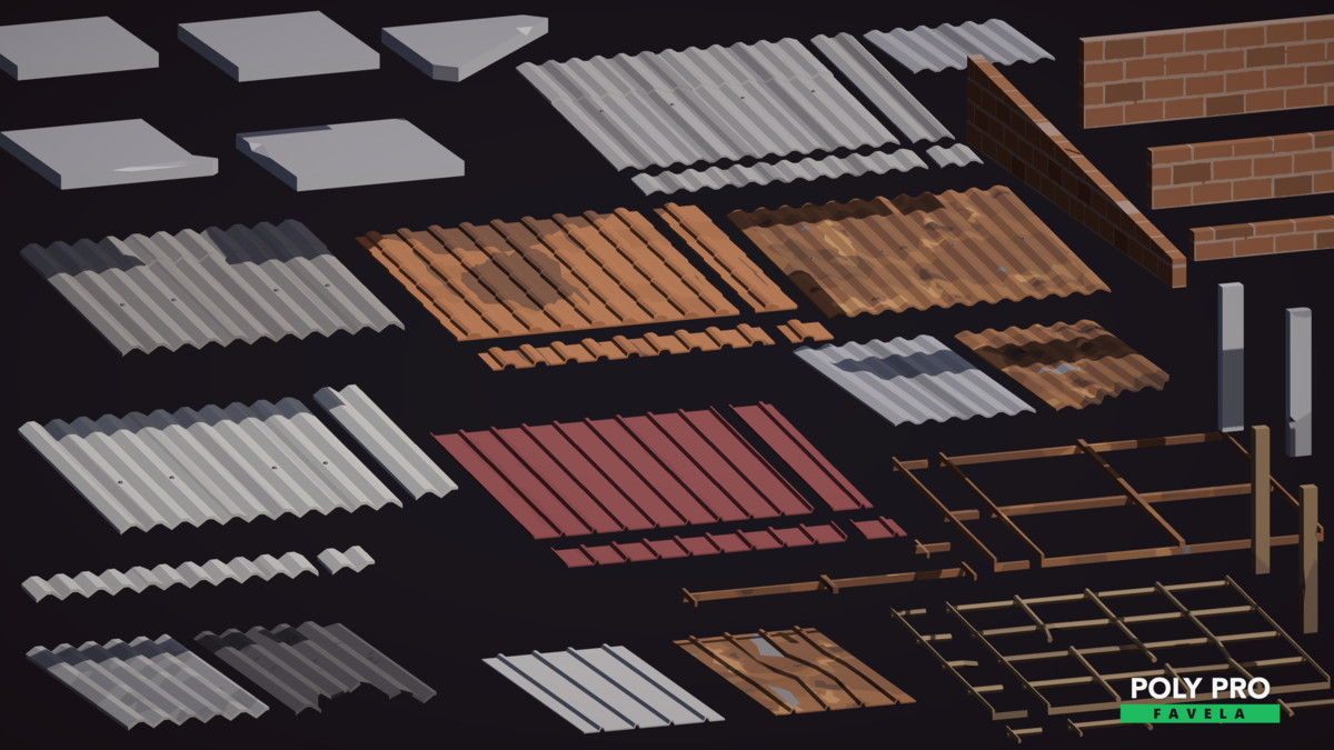 Poly Pro Favela - Low Poly Assets