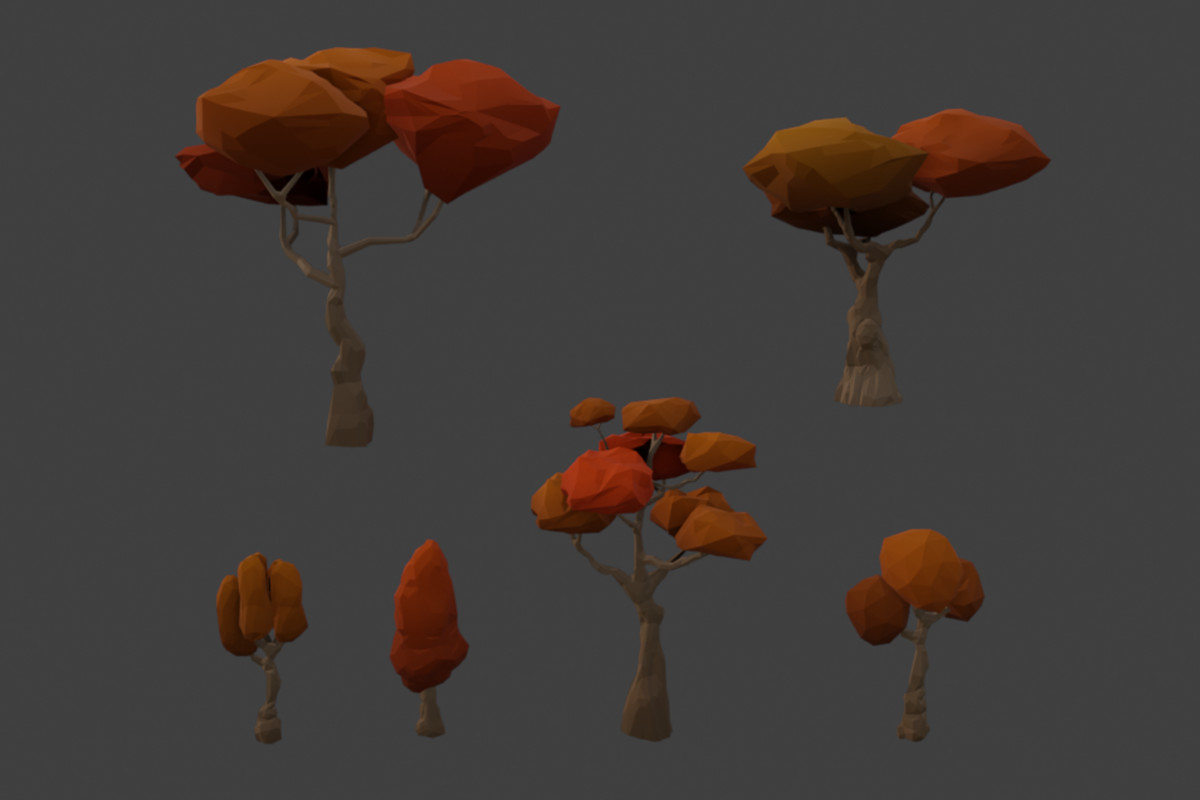 Low Poly Nature Biomes - 120+ Assets
