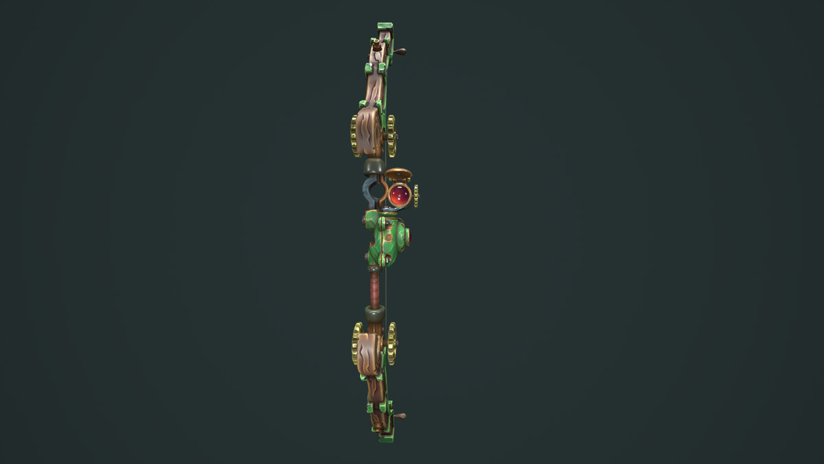 Steampunk bow quiver arrow