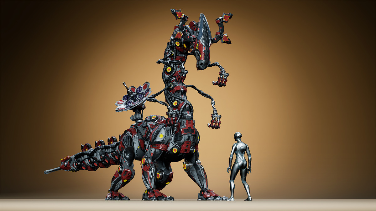 Sci-Fi Dino Long-Neck