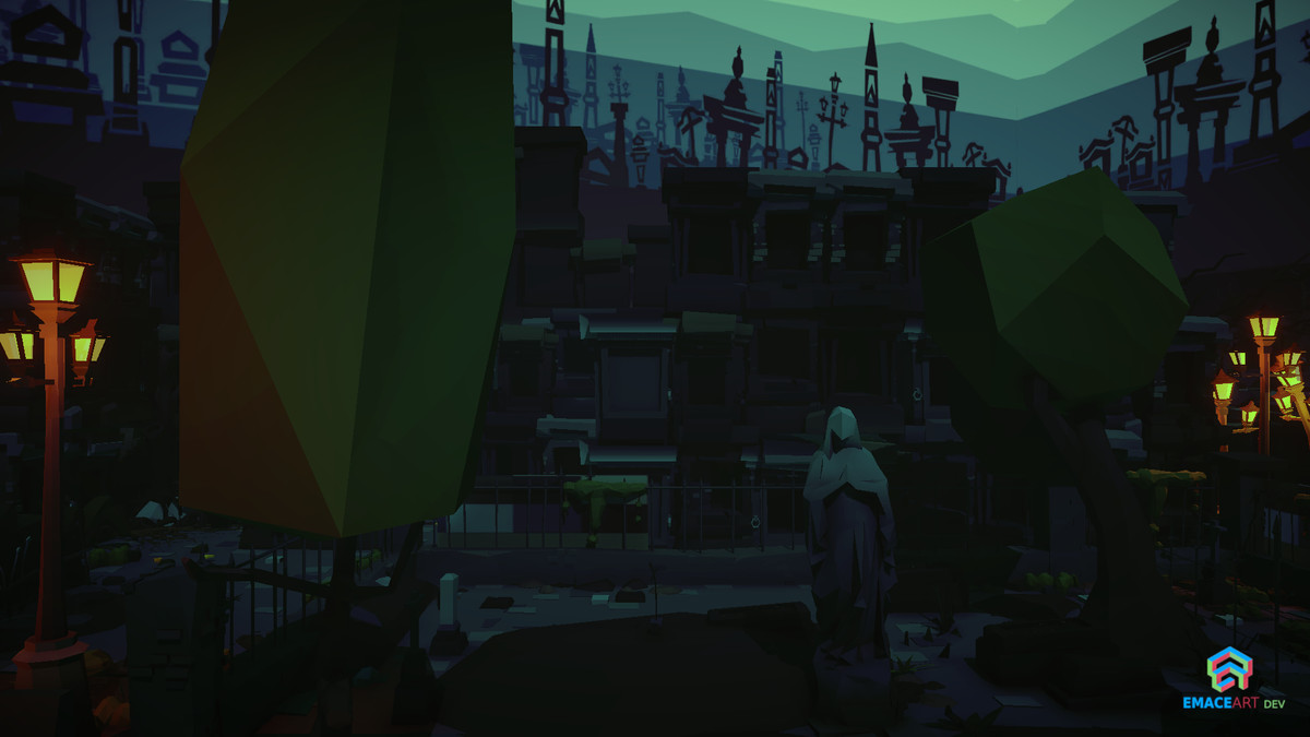 NecroPOLY - Low Poly Cemetery Kit — FREE - Dark Corners