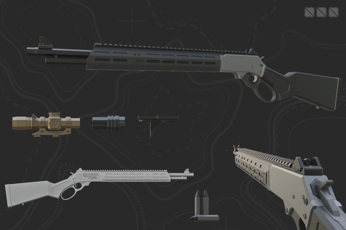 Low Poly Weapon Bundle Pack V