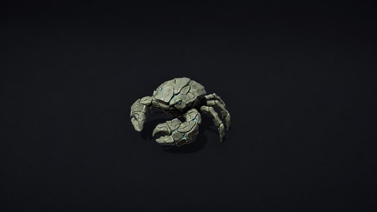 Rift Stone Crab - Stylized Rock Monster