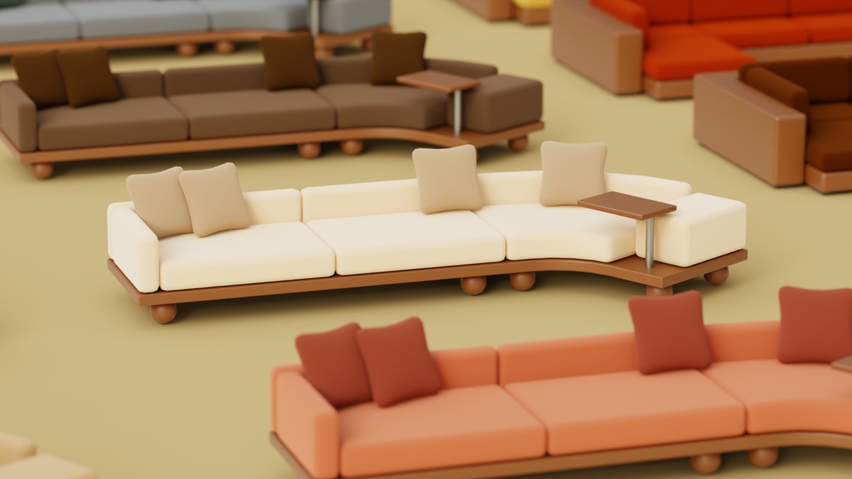 Cozy Furniture - Sofas & Couches Pack