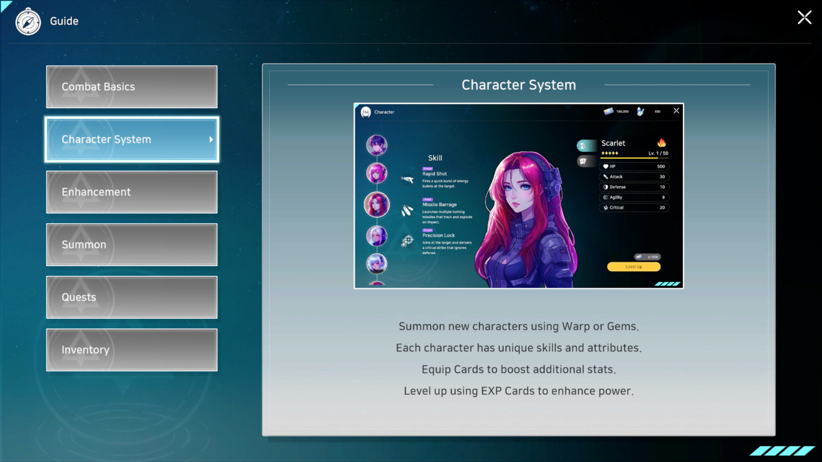 Sci-Fi Turn-Based UI
