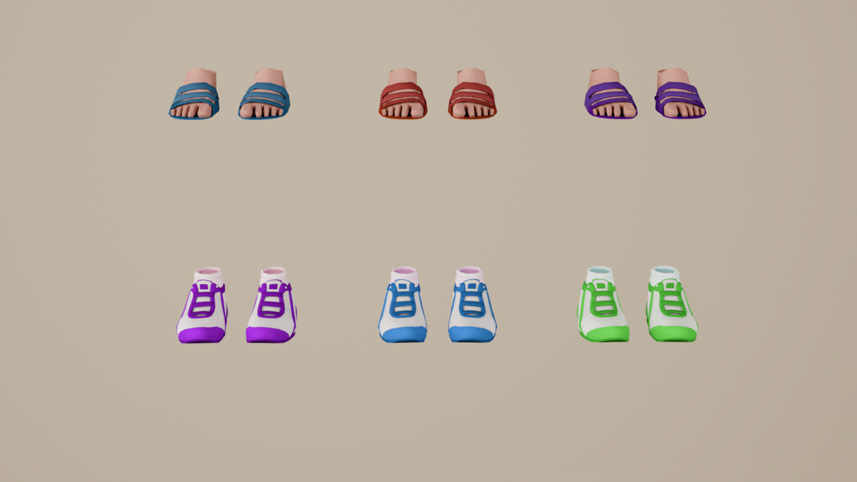 Modular Female Character Creator