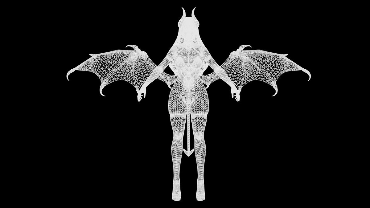 Vespira Succubus - Game Ready