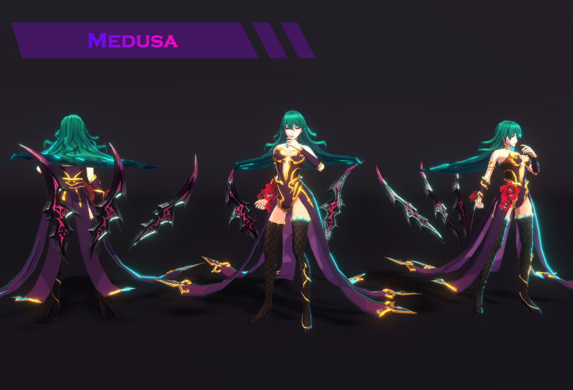 Poseidon and Medusa