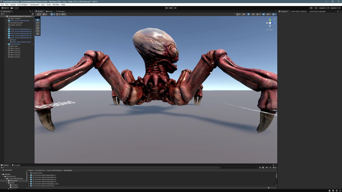 Arachnid-Alien Head 1