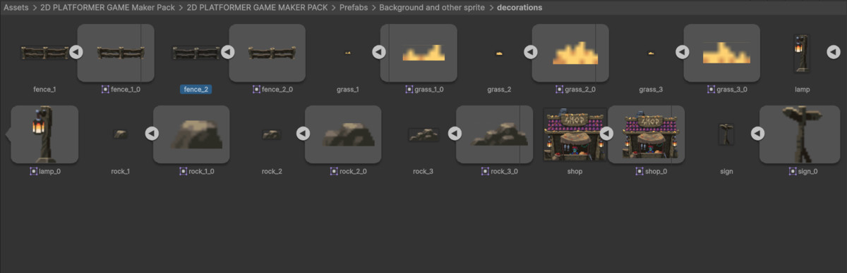 2D Platformer Game Making Pack
